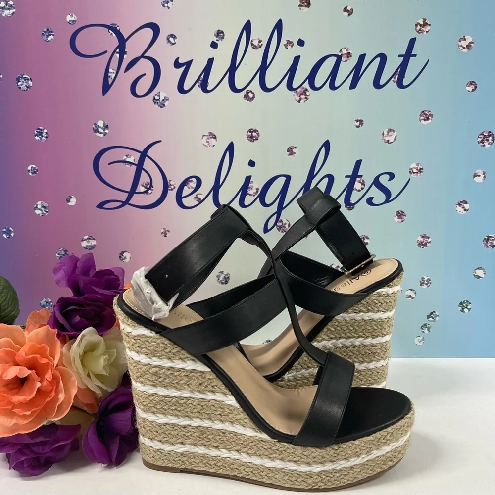 STRAPPY ESPADRILLE WEDGES